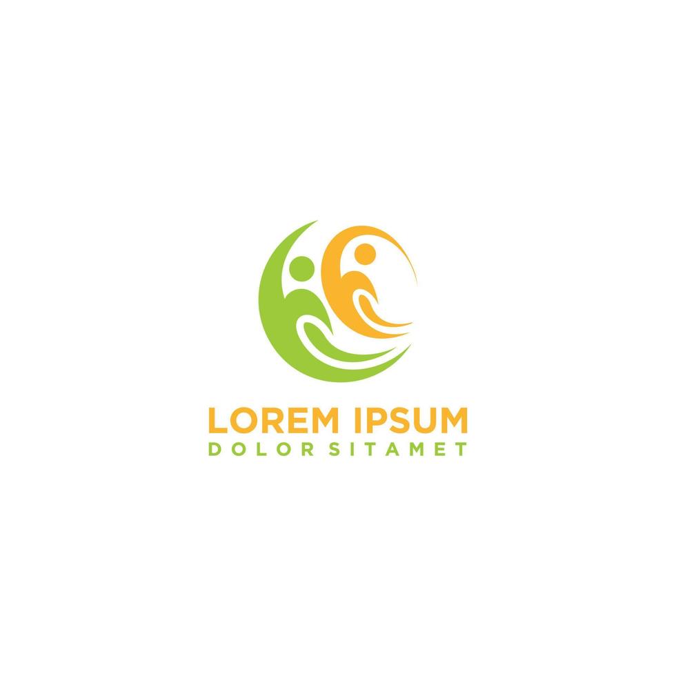 Creative abstract modern clinic hospital logo design colorful gradient clinic logo template vector