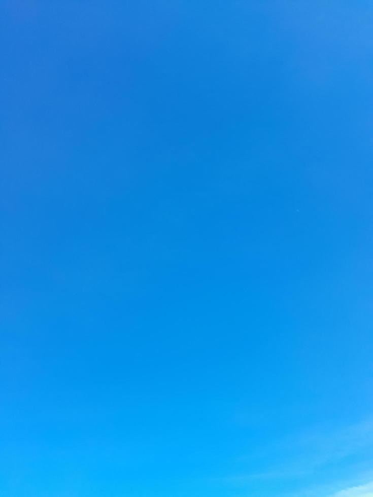 Blue sky background template. Nature concept. photo