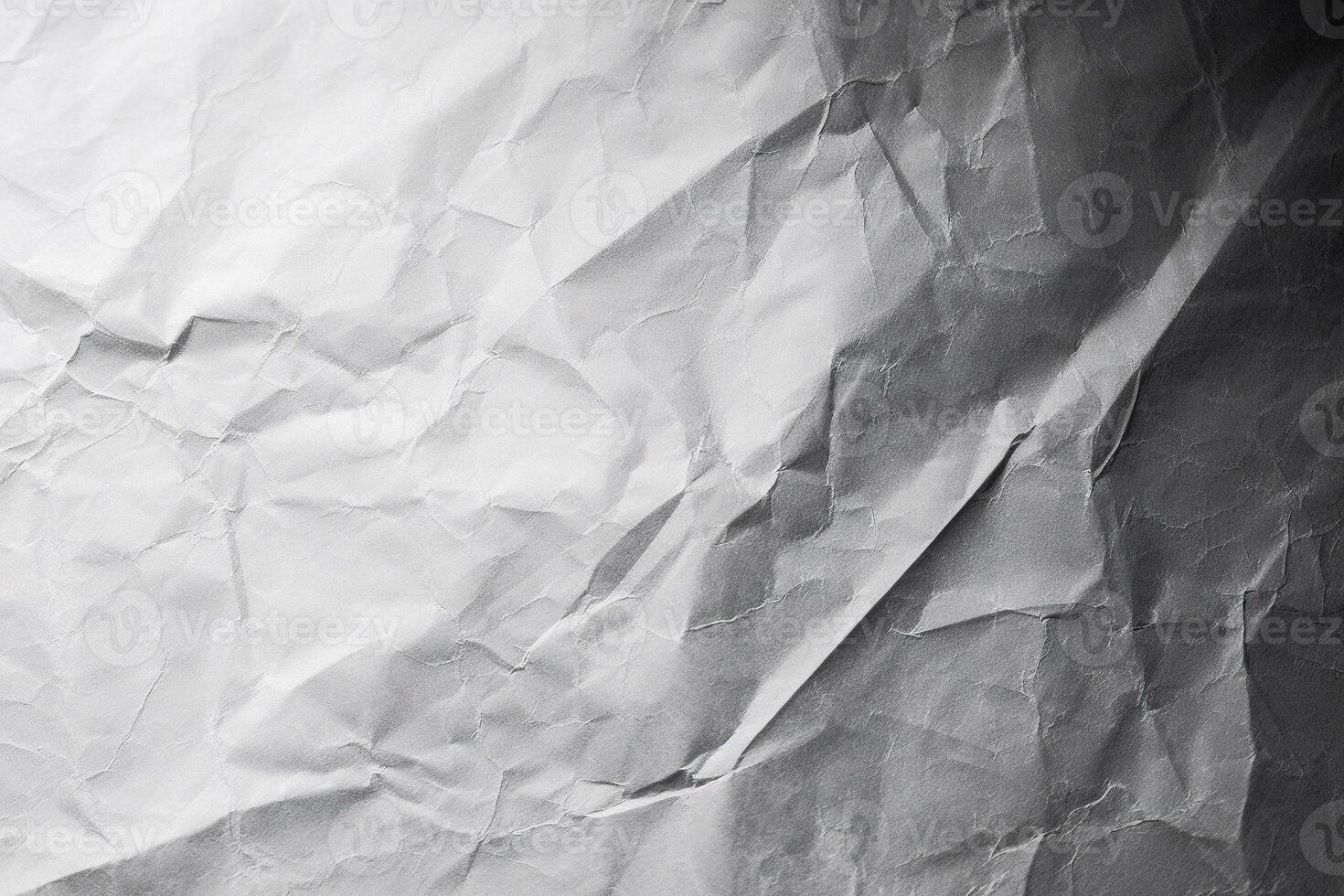 Design space grey crumpled paper textured background. photo