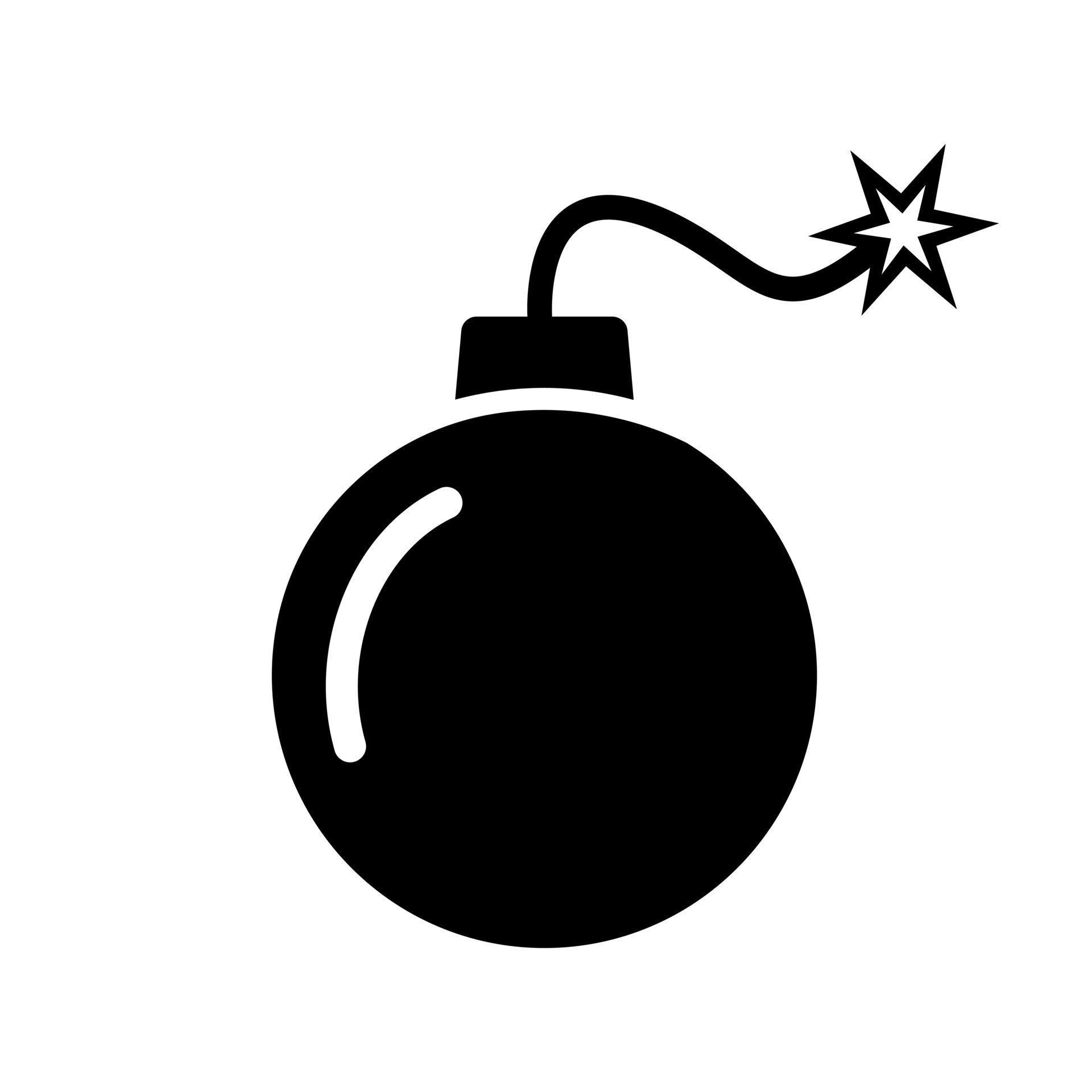 Bomb Fire Isolated Flat Vector Icon Illustration 22743312 Vector Art at
