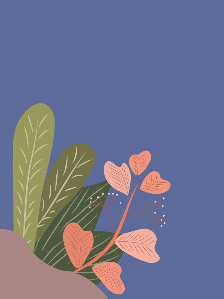 vector imagen de primavera flores con vacío espacio para texto