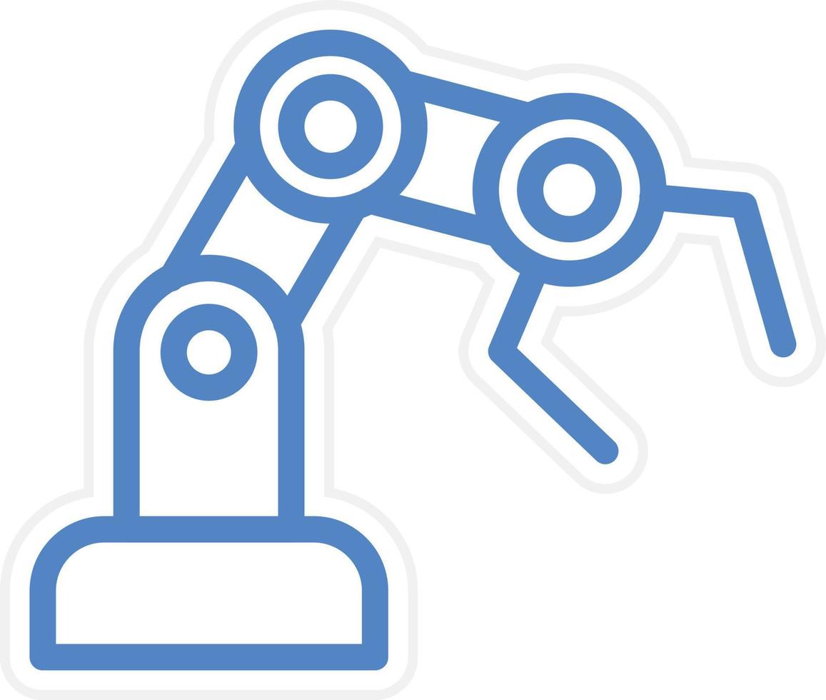 Mechanical Arm Vector Icon Style