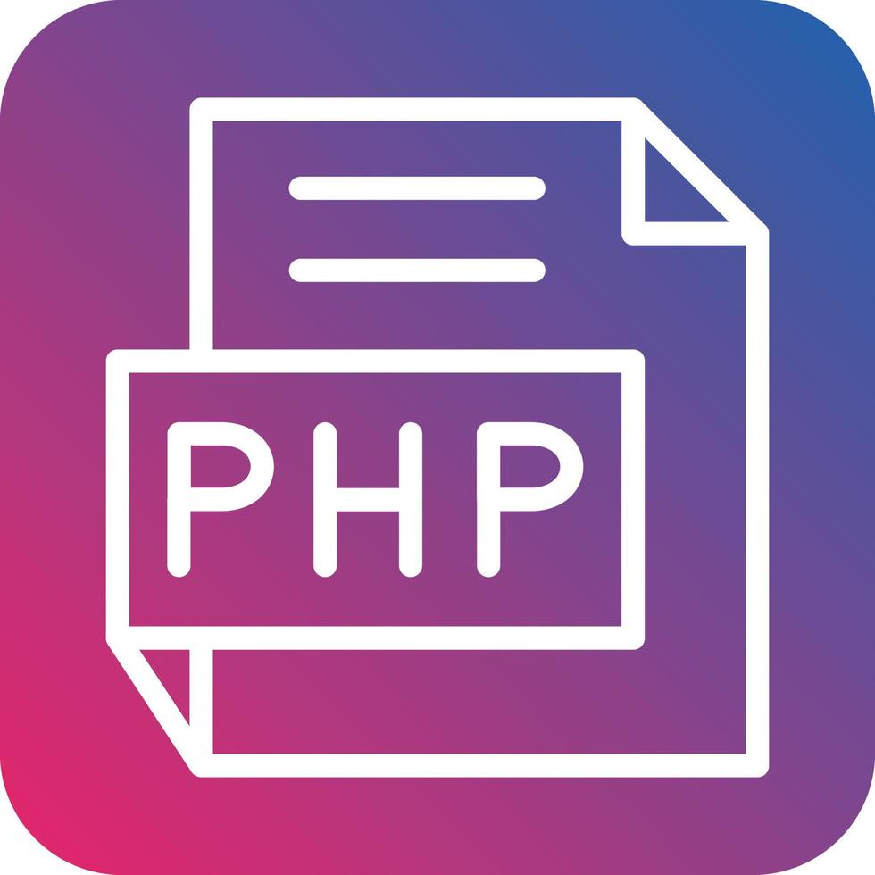 php vector icono diseño