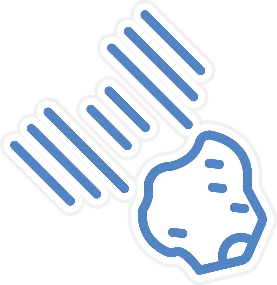 Meteorites Vector Icon Style
