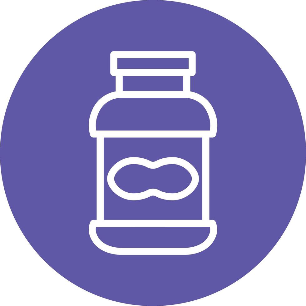 Peanut Butter Vector Icon Design