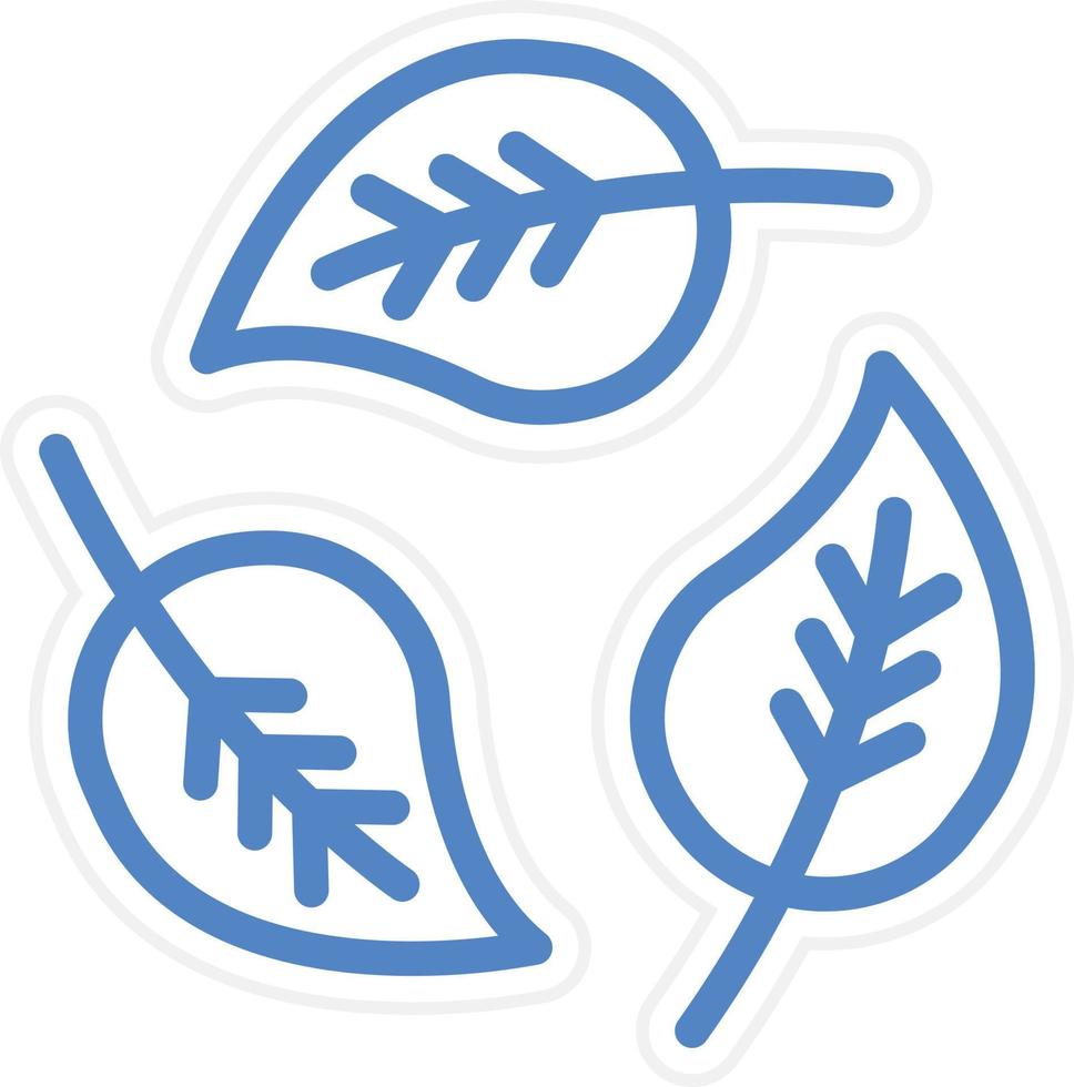 Leaf Recycle Vector Icon Style
