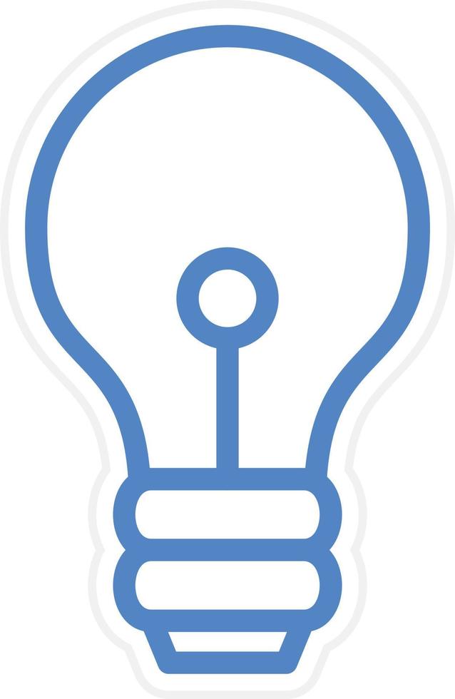 Lightbulb Vector Icon Style