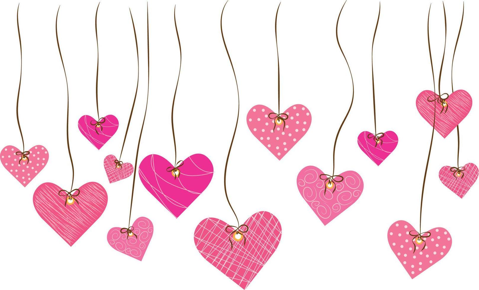 Hearts. Valentine's Day. High quality vector illustration.