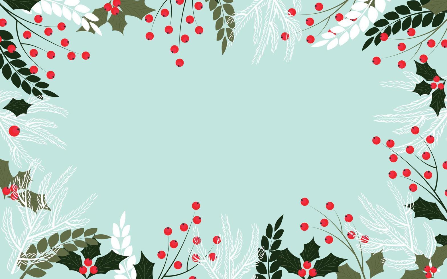 Christmas card. Place for an inscription. Sample. High quality vector illustration.