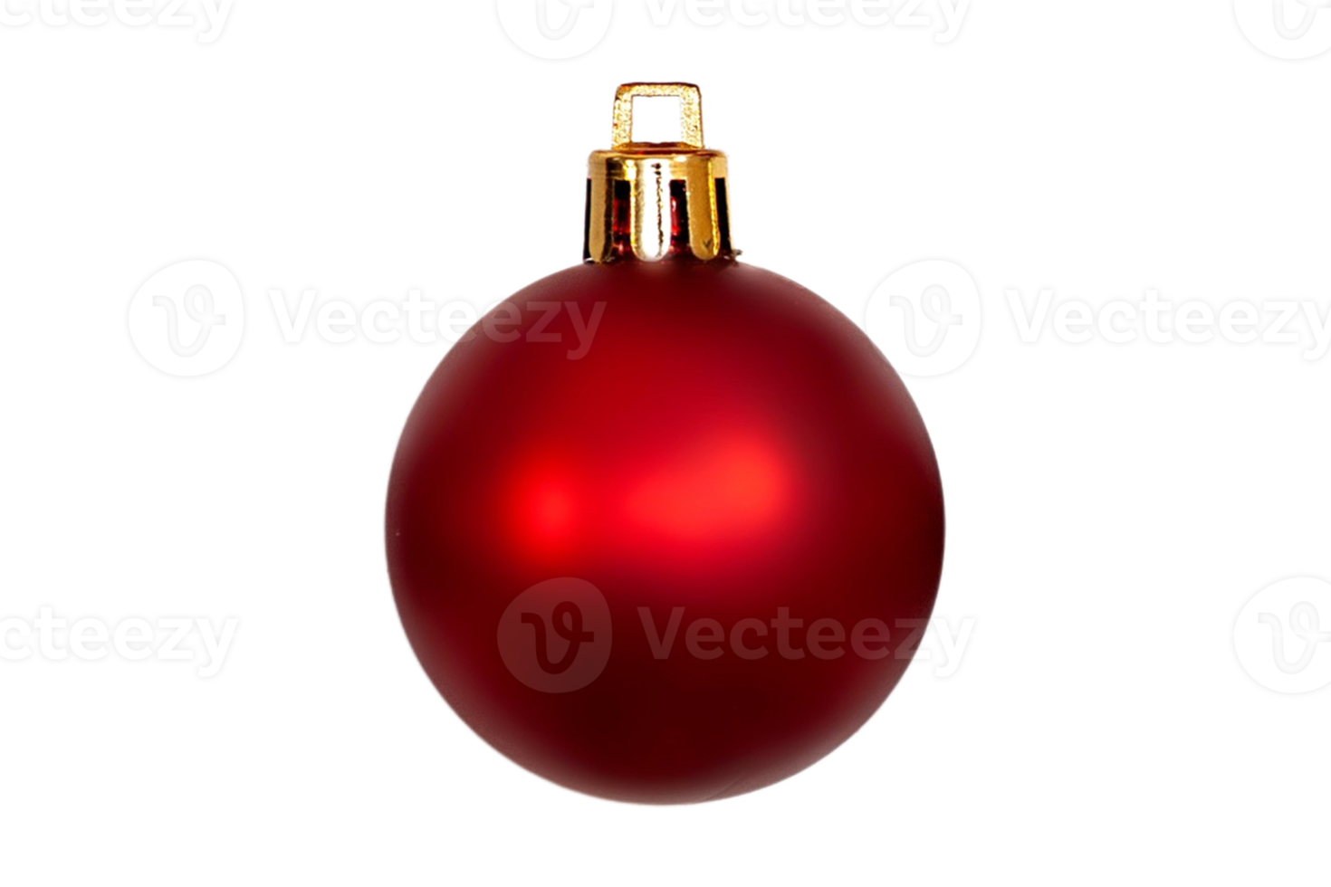 rot Weihnachten Ball Dekoration isoliert auf ein transparent Hintergrund png