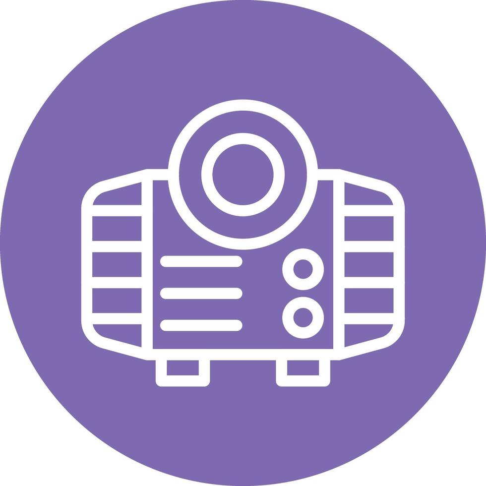 Projector Vector Icon Design