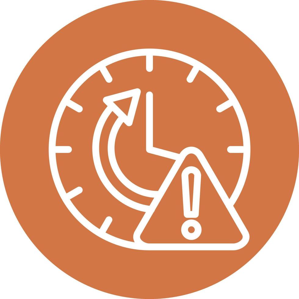 Time Alert Vector Icon Design