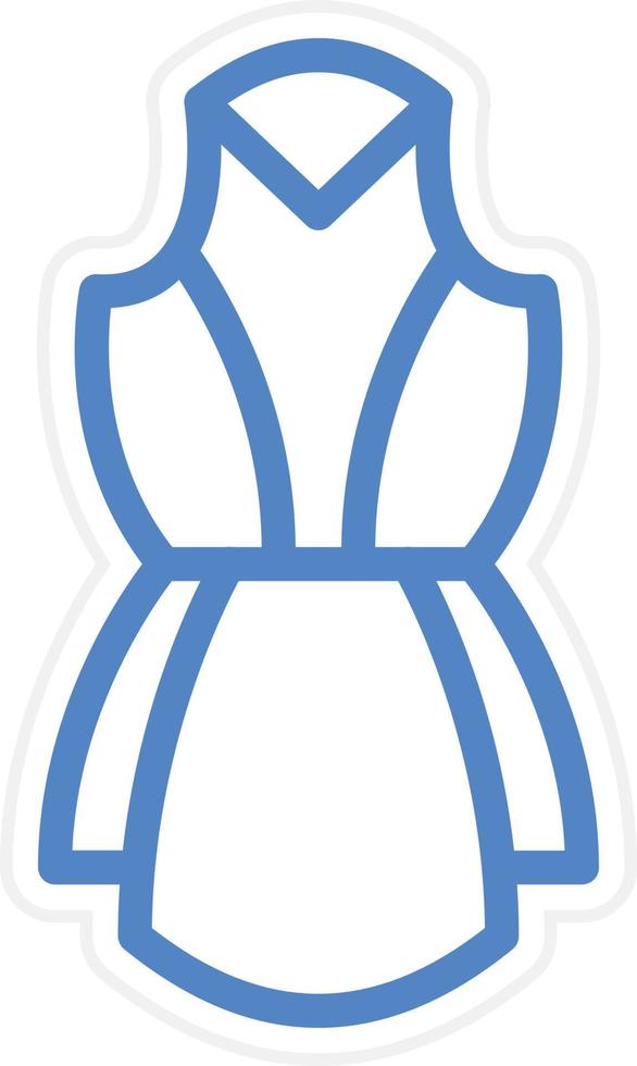 Dress Vector Icon Style