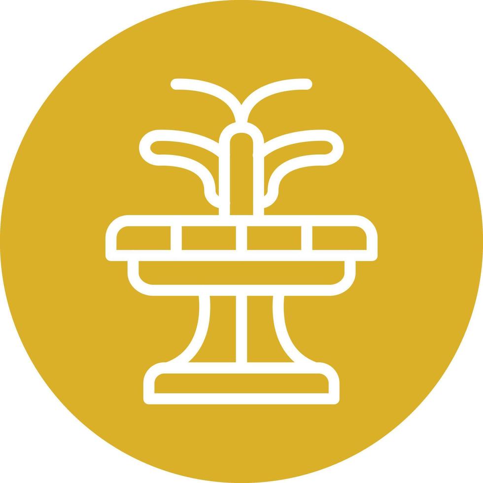 Fountain Vector Icon Design