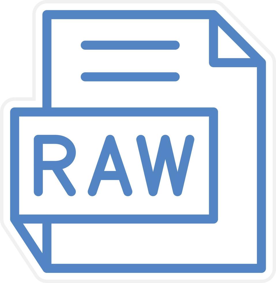 RAW Vector Icon Style