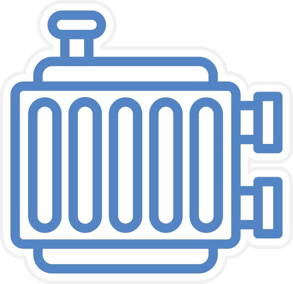 Radiator Vector Icon Style