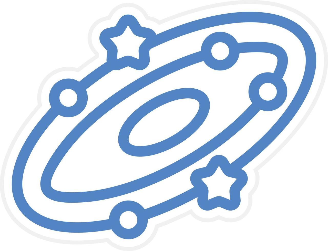 Galaxy Vector Icon Style
