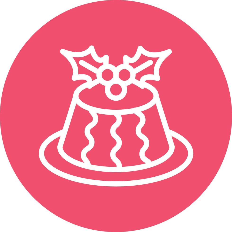 Pudding Vector Icon Design