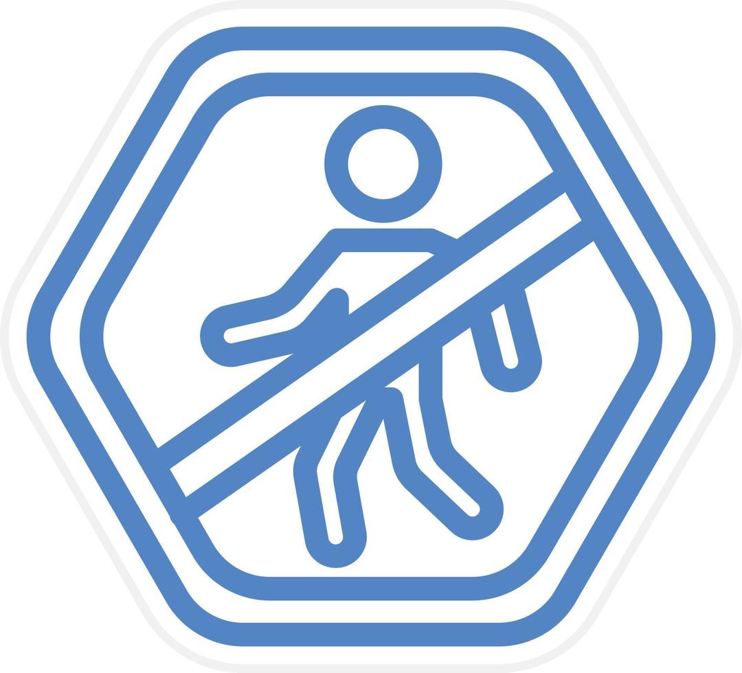 No Entry Vector Icon Style