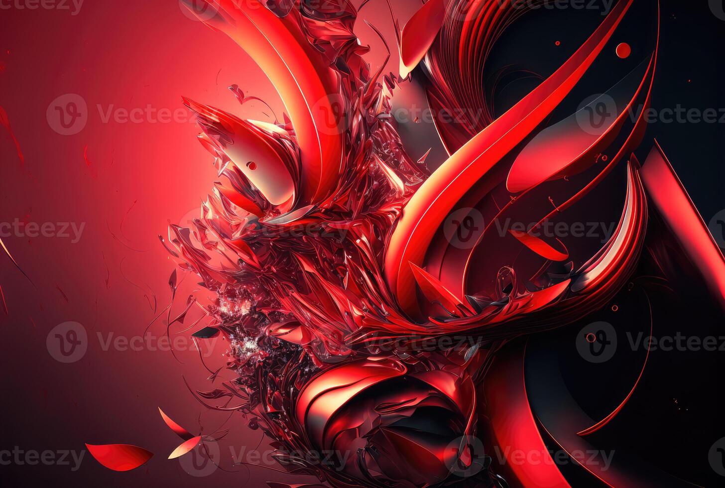 Bright red abstract background. photo