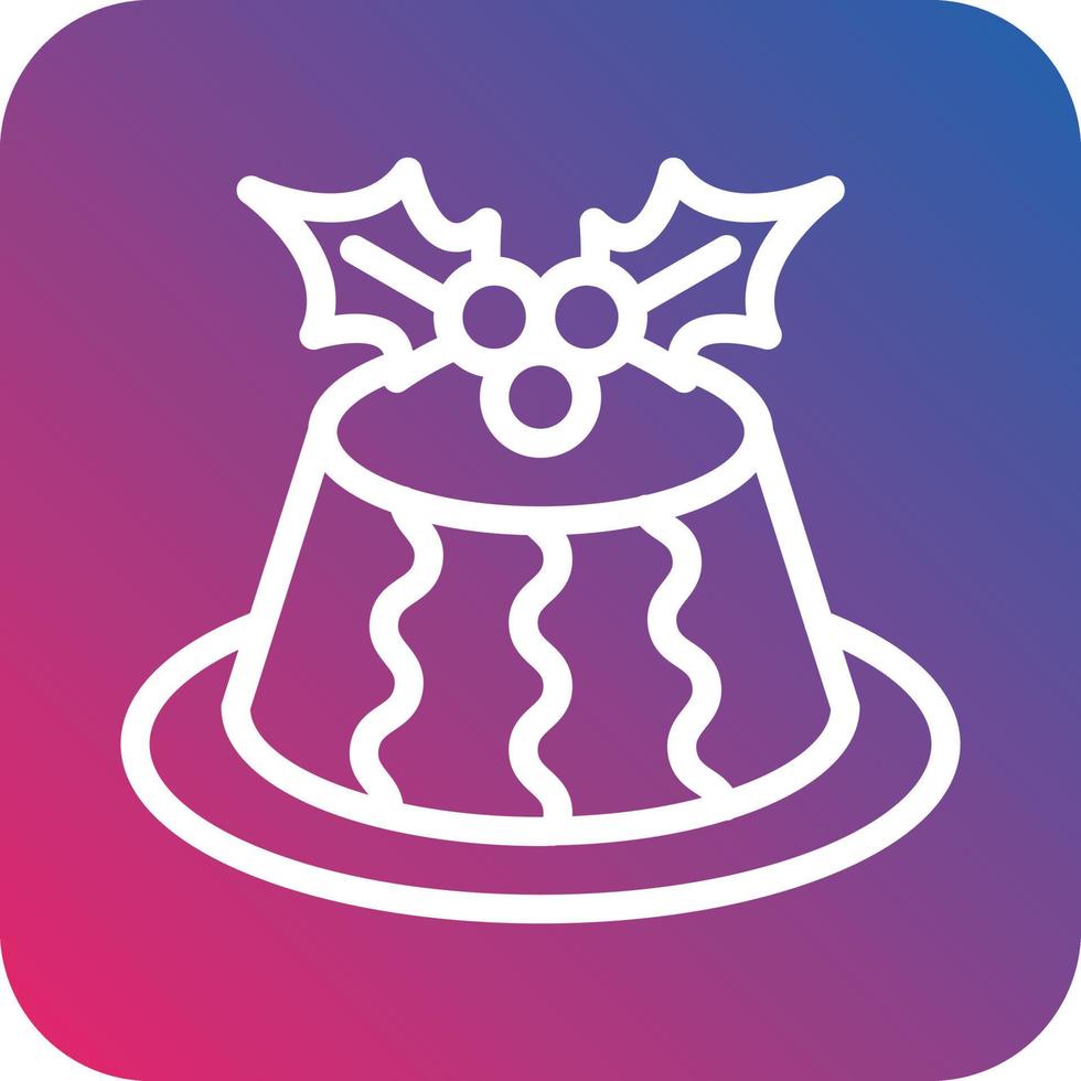 Pudding Vector Icon Design