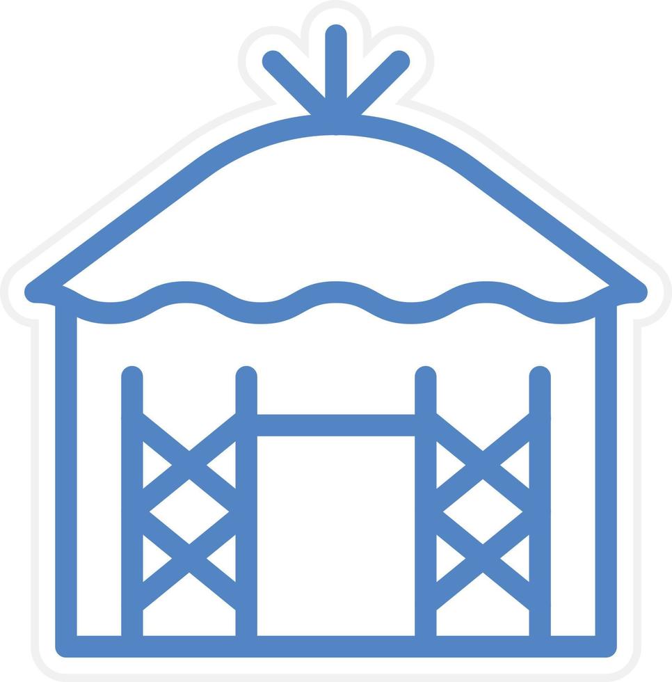 Hut Vector Icon Style