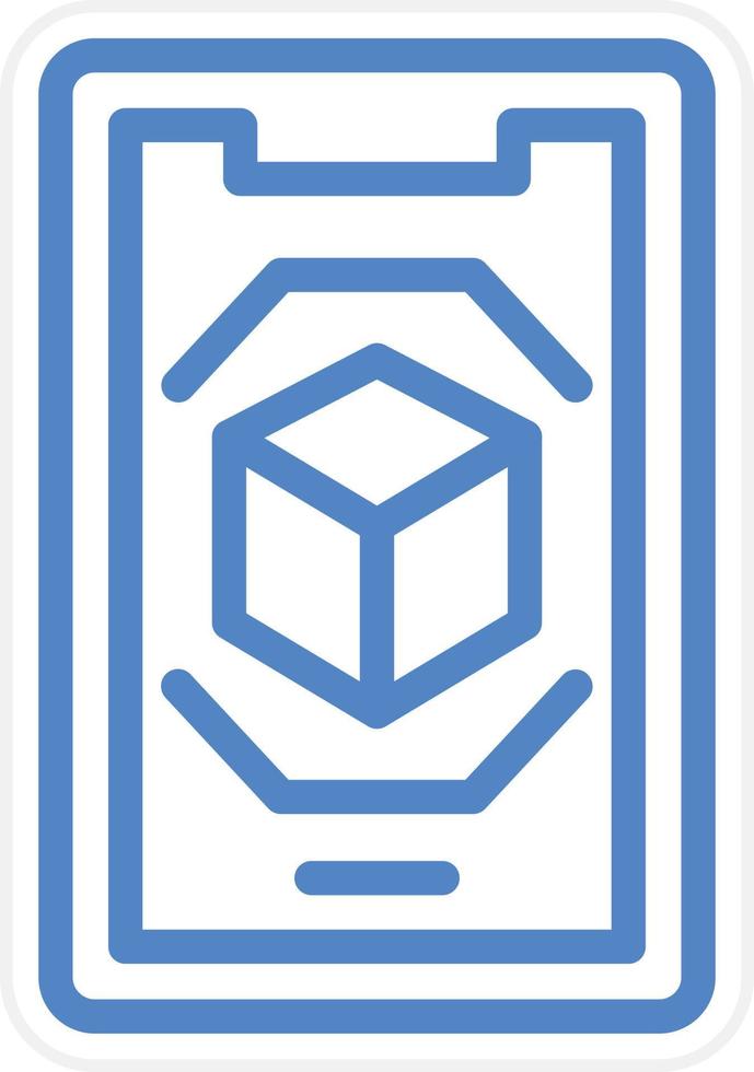 Augmented Reality Vector Icon Style