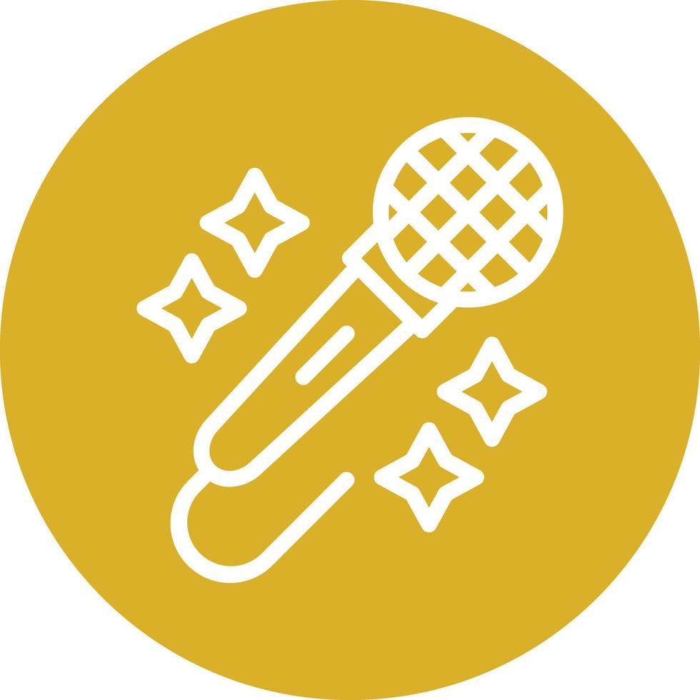 Karaoke Vector Icon Design