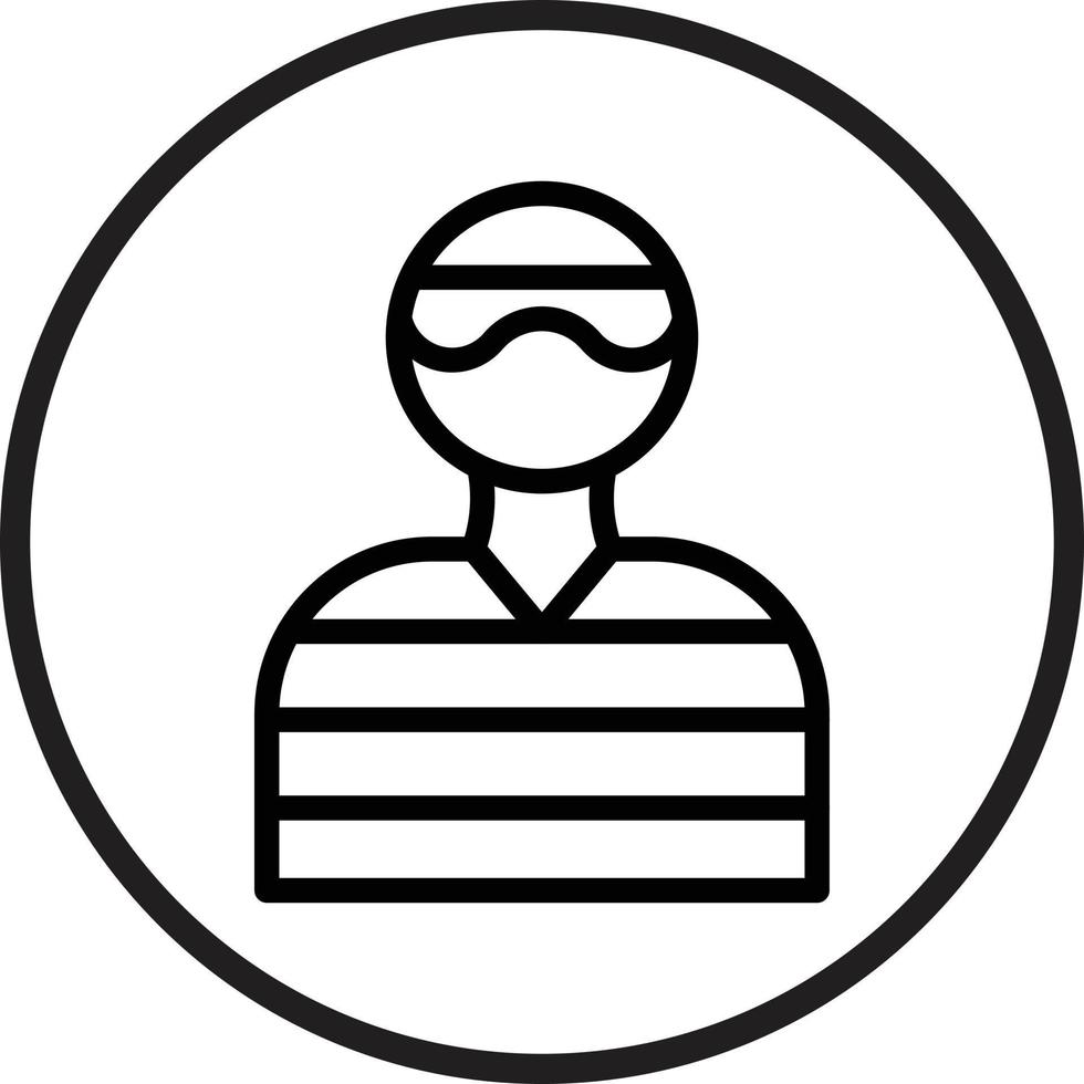Criminal Vector Icon Style