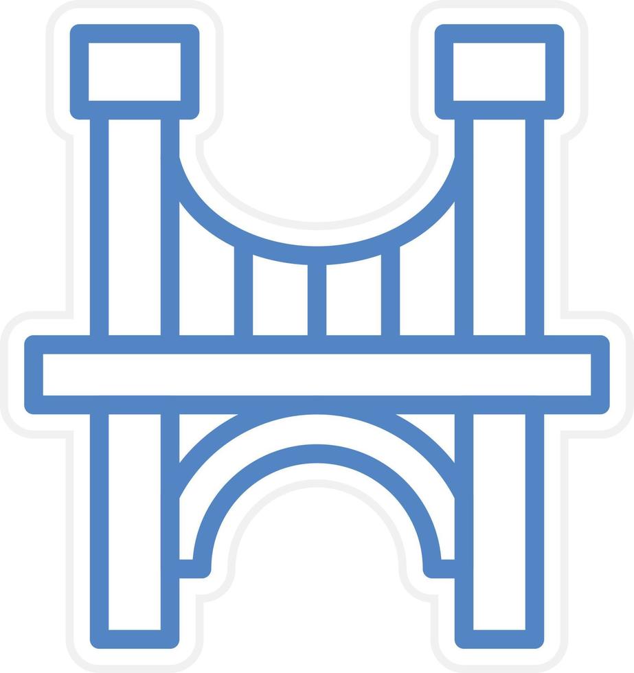 Bridge Vector Icon Style
