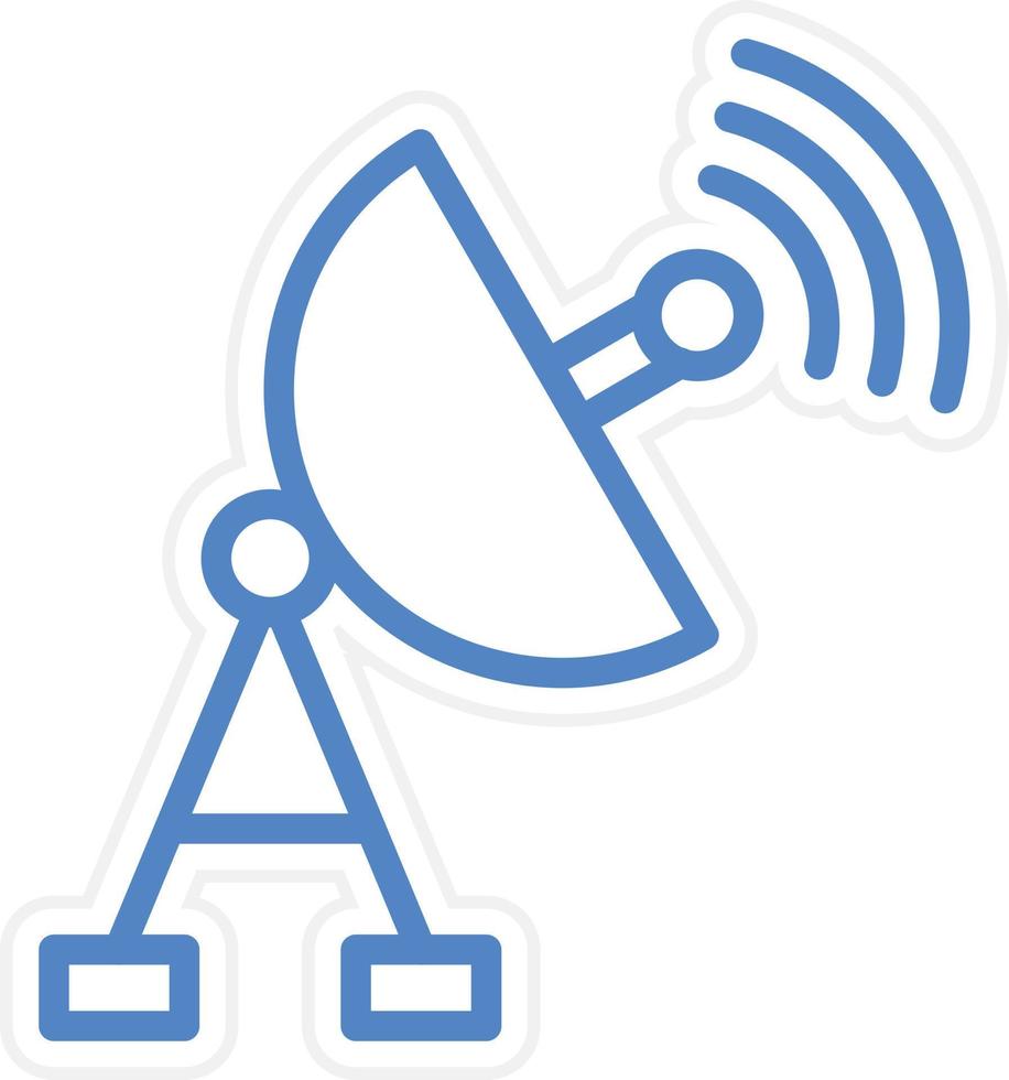 Satellite Dish Vector Icon Style