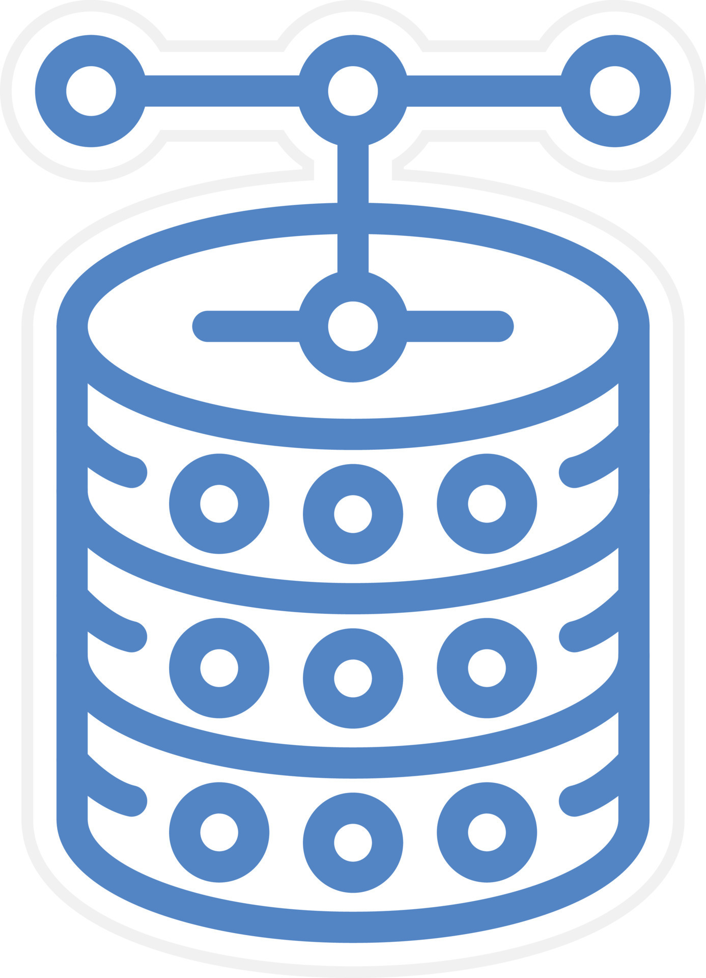 Database Vector Icon Style 22745135 Vector Art at Vecteezy