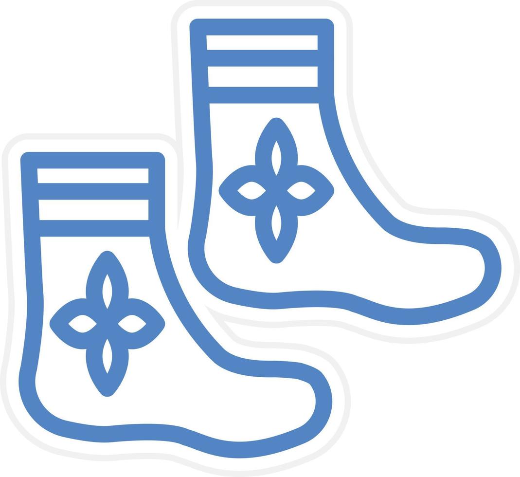 Socks Vector Icon Style