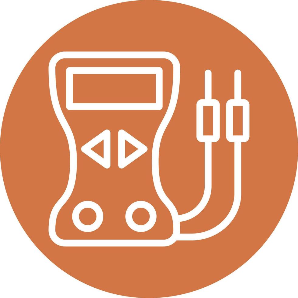 Voltmeter Vector Icon Design