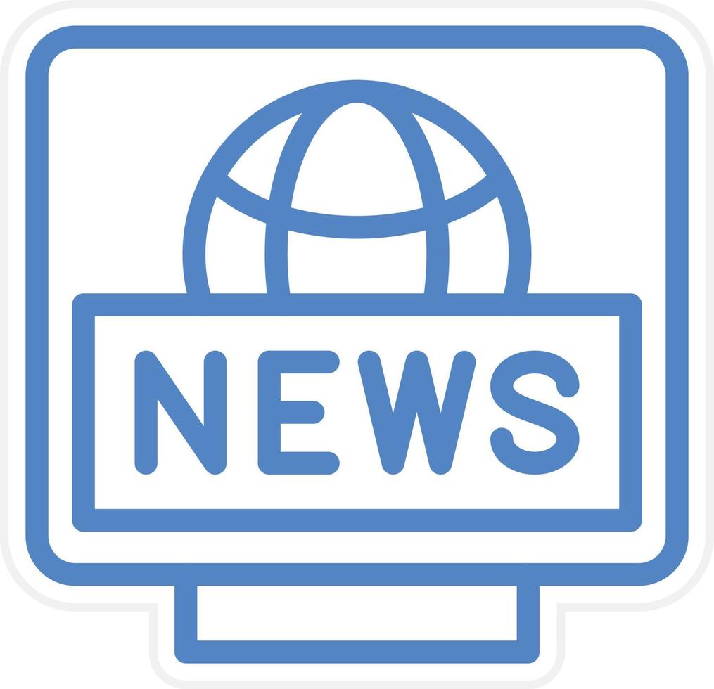 Breaking News Vector Icon Style