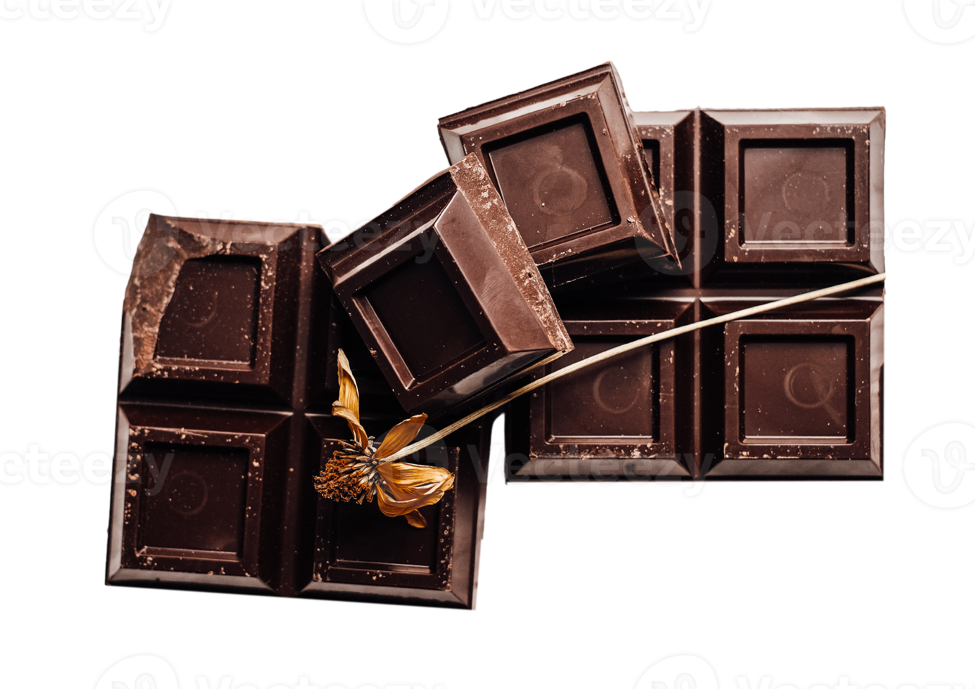 braun Schokolade Bar isoliert auf ein transparent Hintergrund png