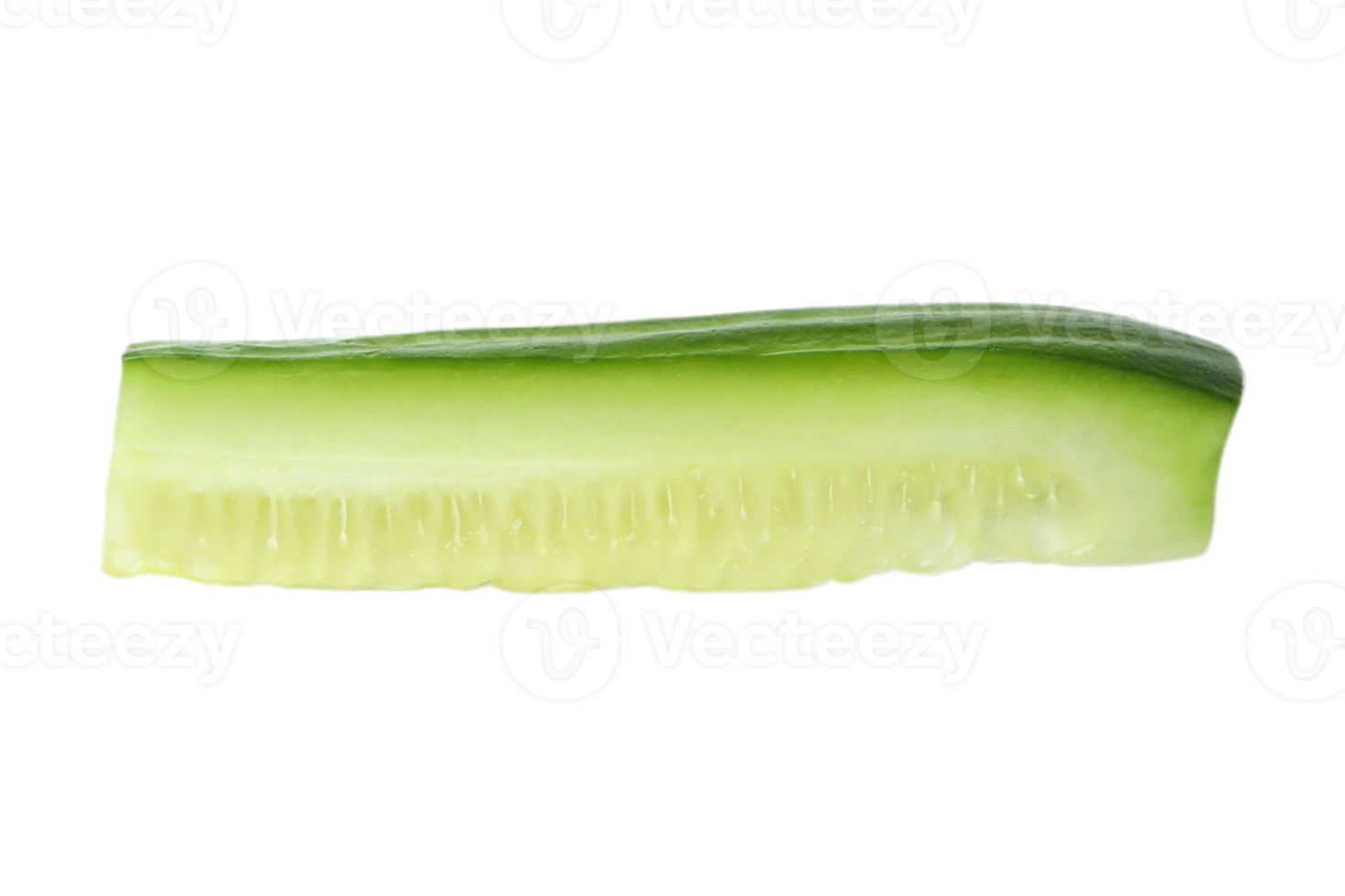 Vegetables green cucumber isolated on a transparent background png