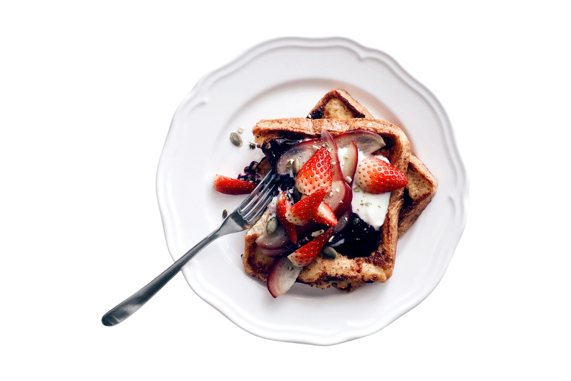 French toast with fruits isolated on a transparent background 22745493 PNG