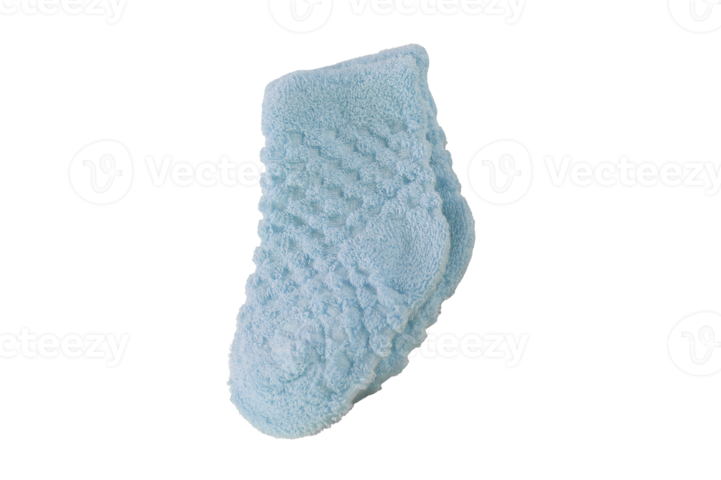 Blue baby socks isolated on a transparent background 22745495 PNG