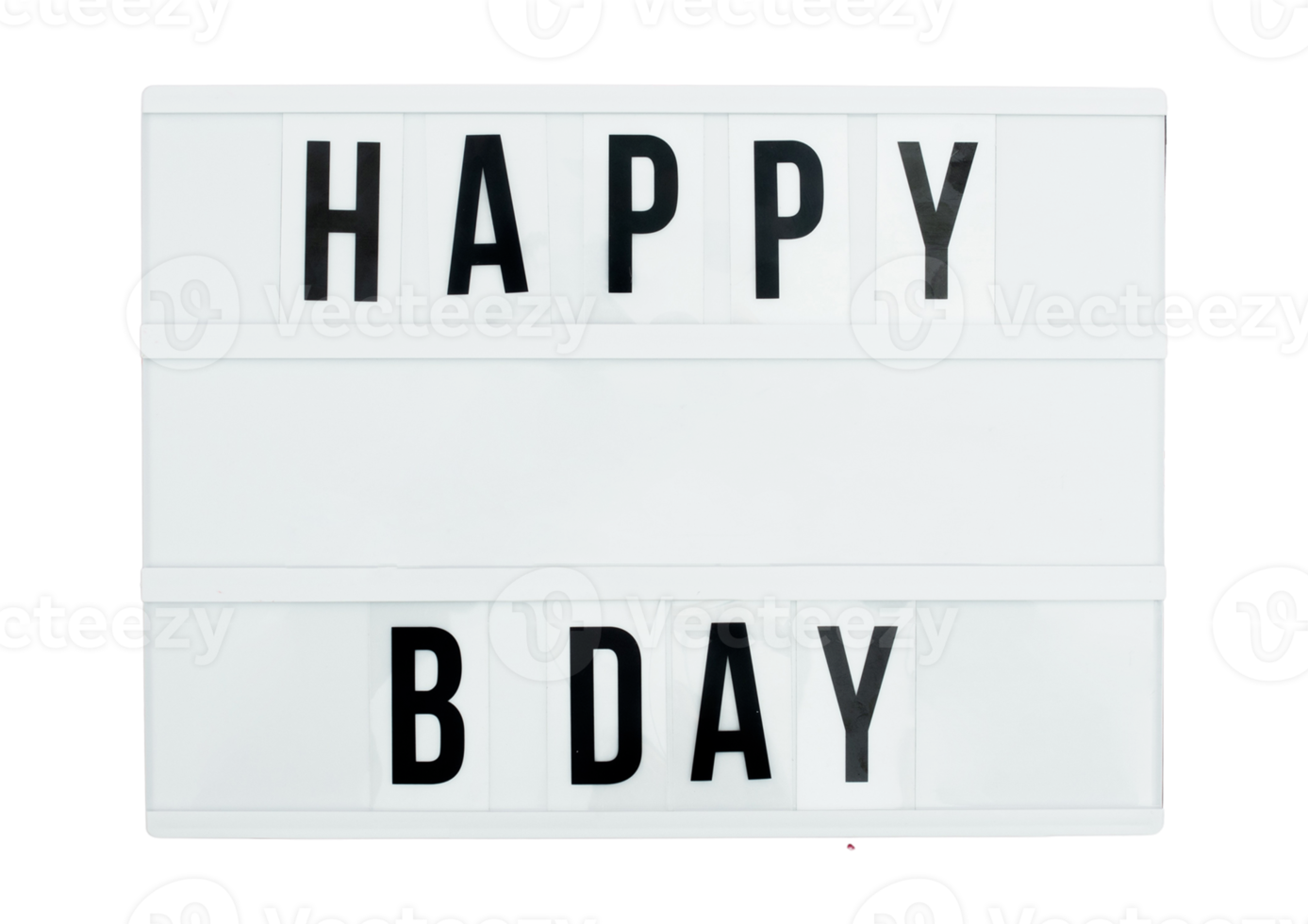 Party board letter isolated on a transparent background png