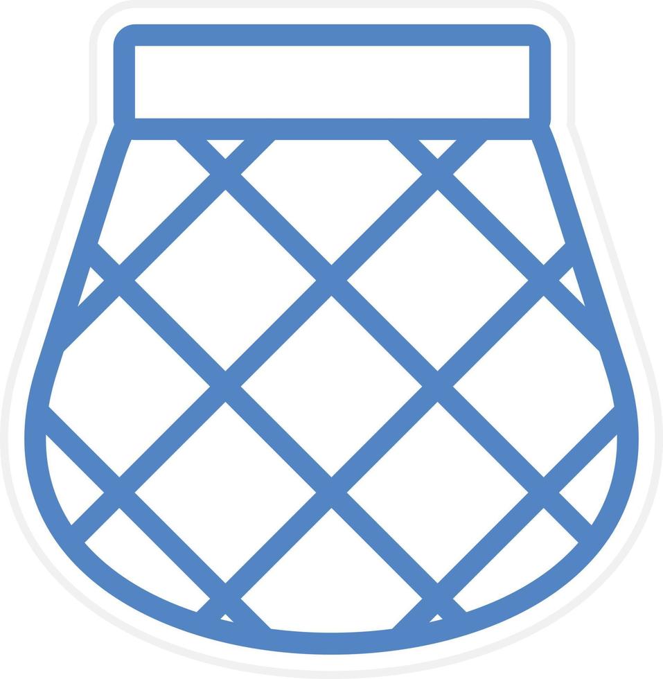 Fish Net Vector Icon Style