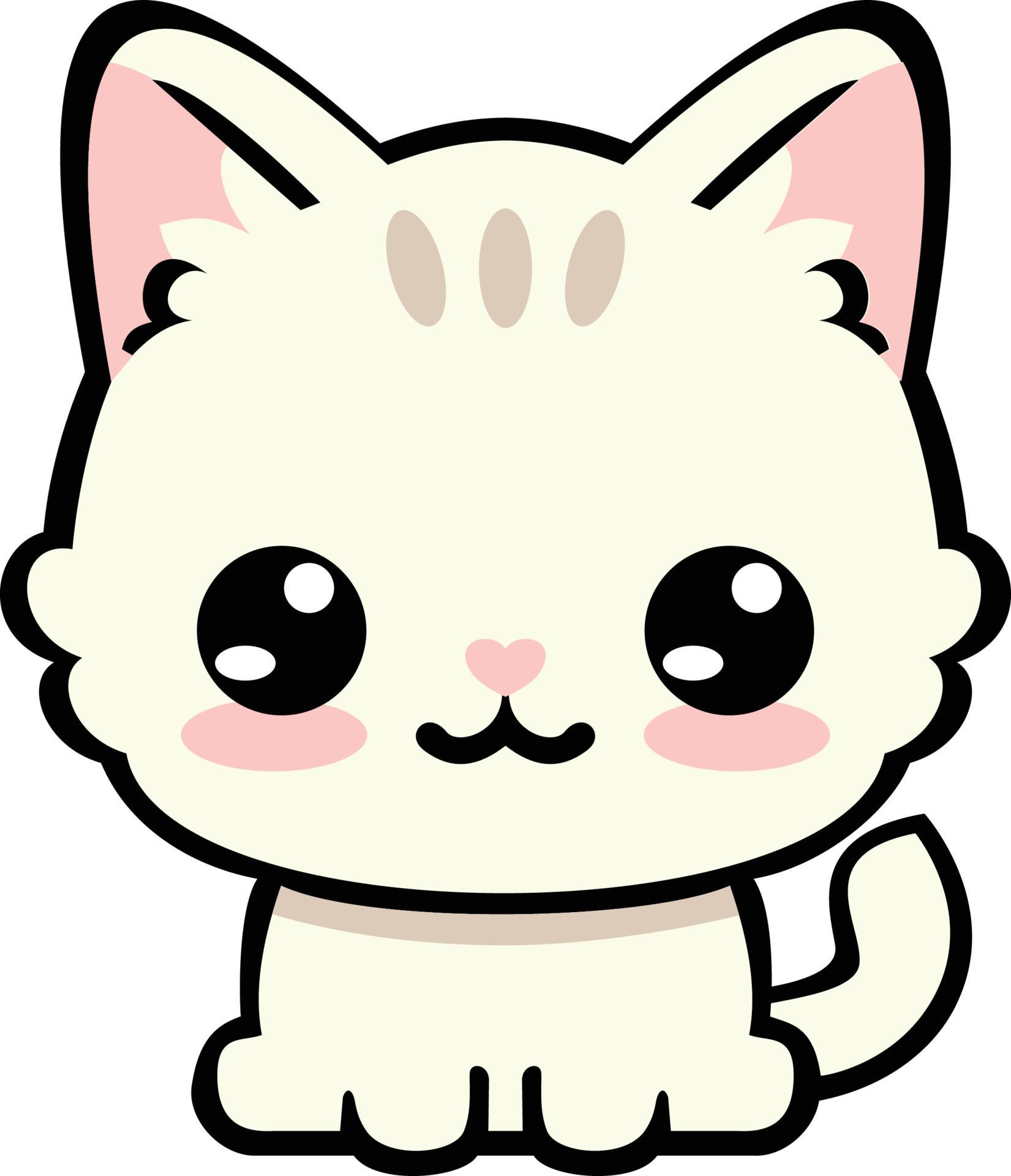 Kitten Clipart Anime Cat  Cat Anime Kitten Transparent PNG  640x480   Free Download on NicePNG