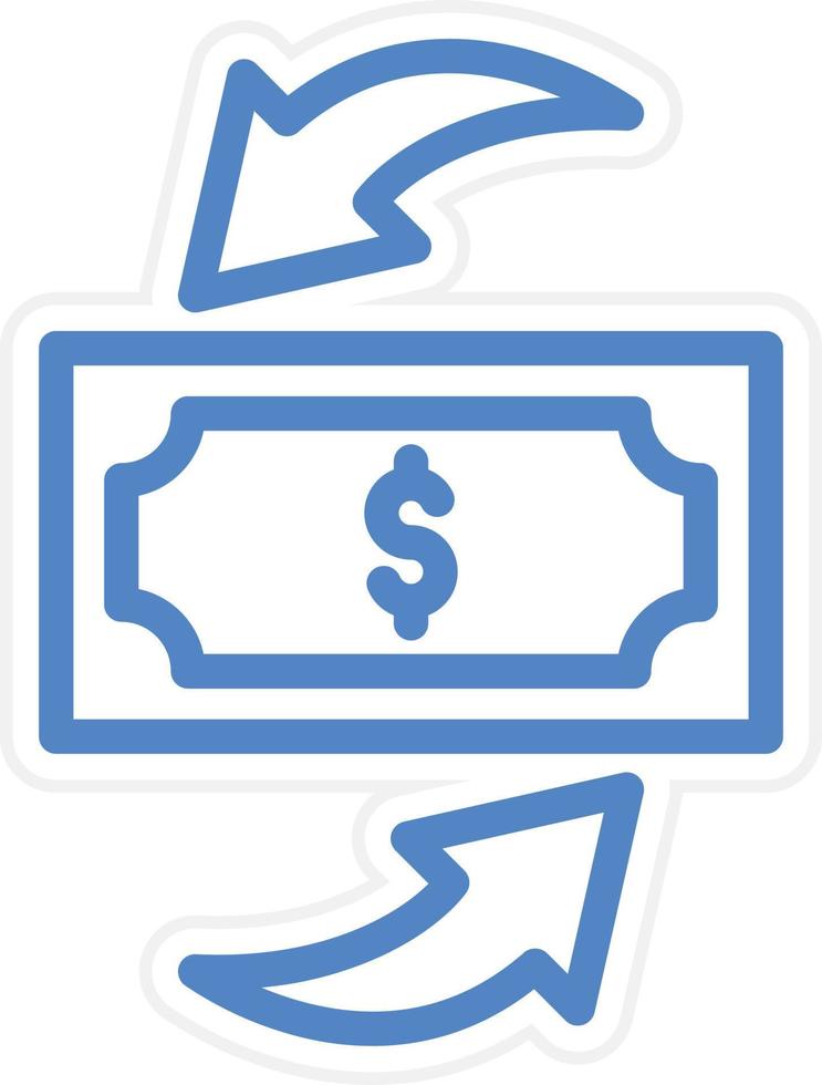 Send Money Vector Icon Style