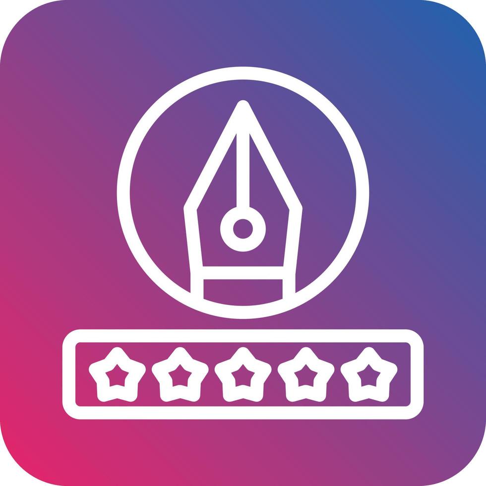 Design Rating Vector Icon Design