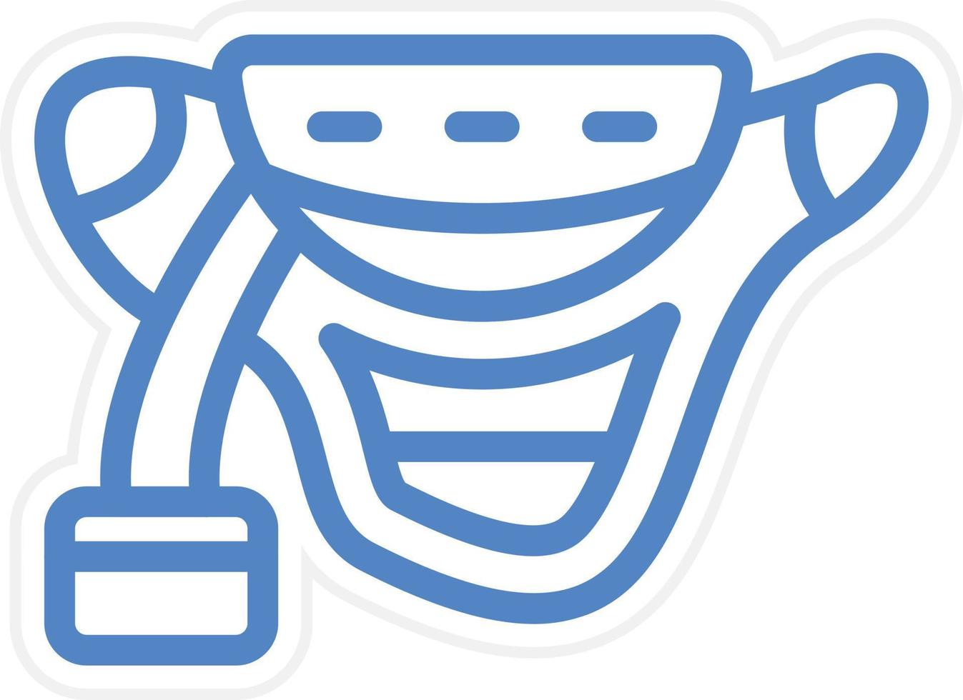 Saddle Vector Icon Style