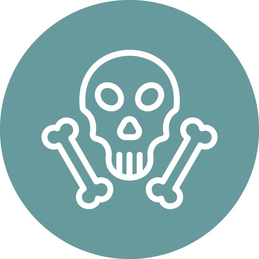 Jolly Roger Vector Icon Design