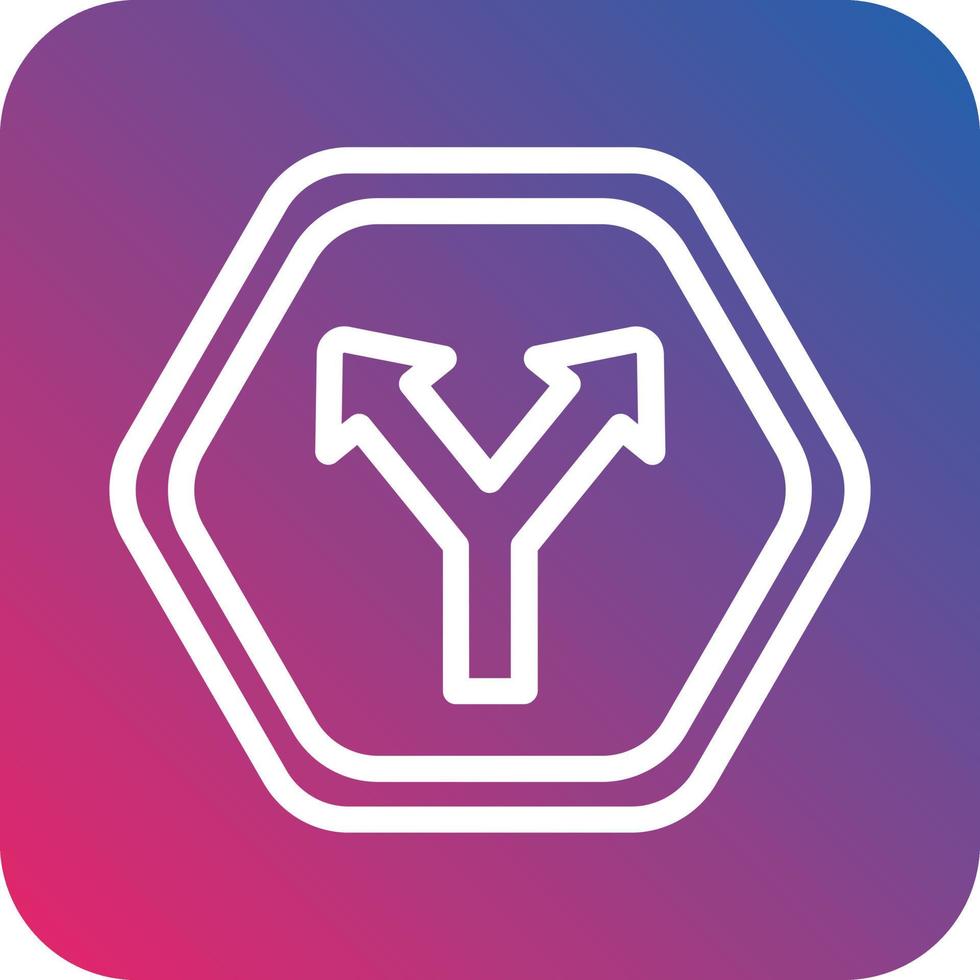 Intersection Vector Icon Design