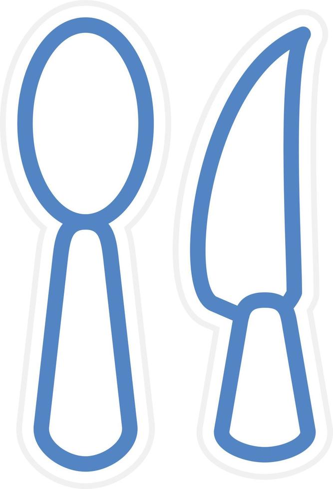 Cutlery Vector Icon Style