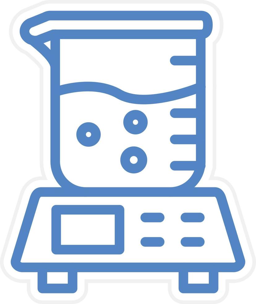 Scale Chemical Vector Icon Style
