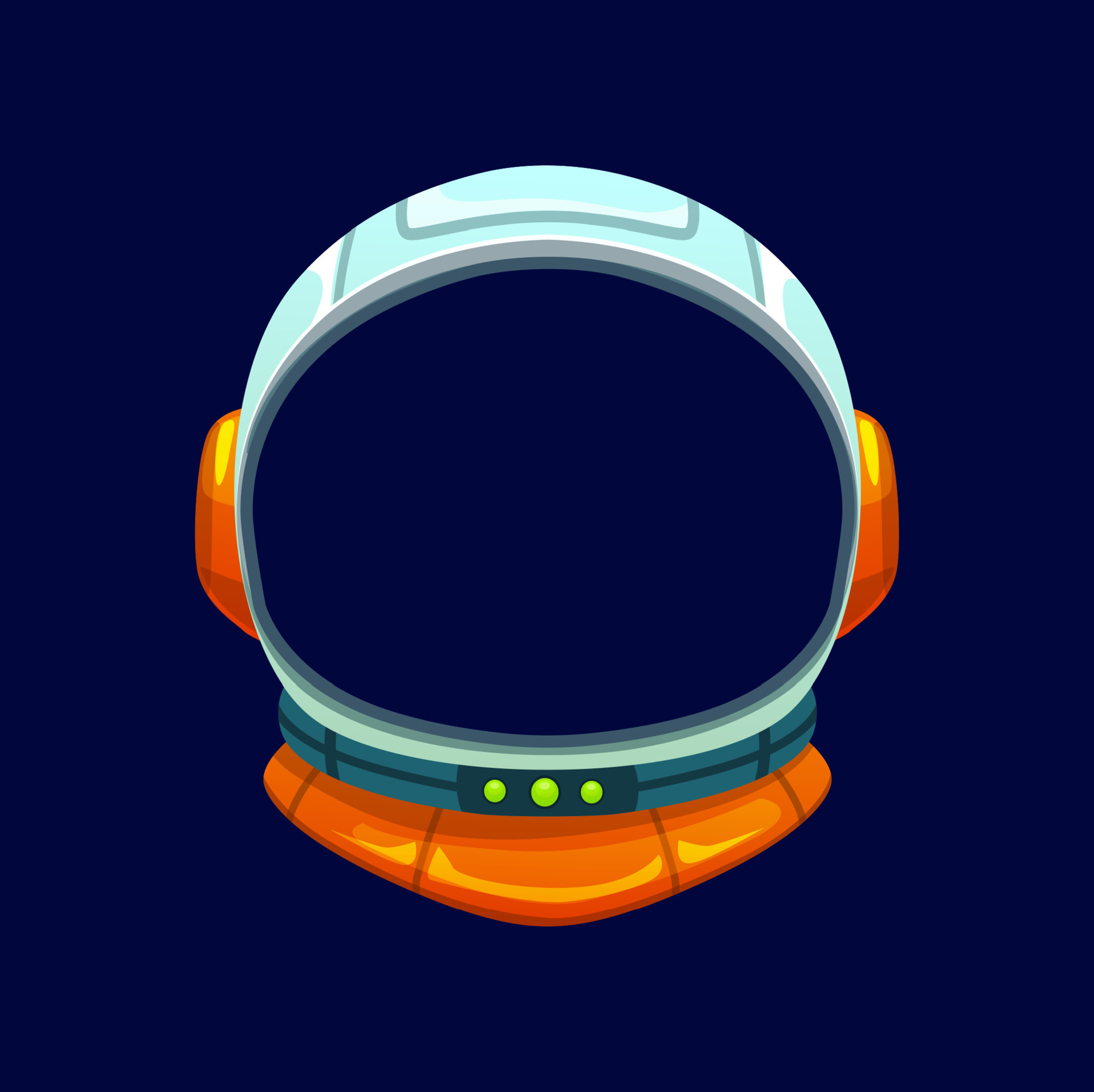 Kids astronaut space helmet for photo booth 22746650 Vector Art at Vecteezy